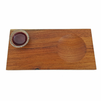 Tasmanian Blackwood Cheese Board and Bowl Set Alternate Image Large View