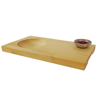 Tasmanian Huon Pine Cheese Board and Bowl Set Alternate Image Large View