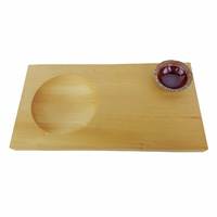 Tasmanian Huon Pine Cheese Board and Bowl Set Alternate Image Large View