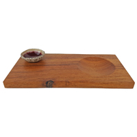 Tasmanian Blackwood Cheese Board and Bowl Set Large View