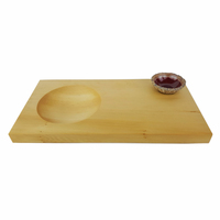 Tasmanian Huon Pine Cheese Board and Bowl Set Large View